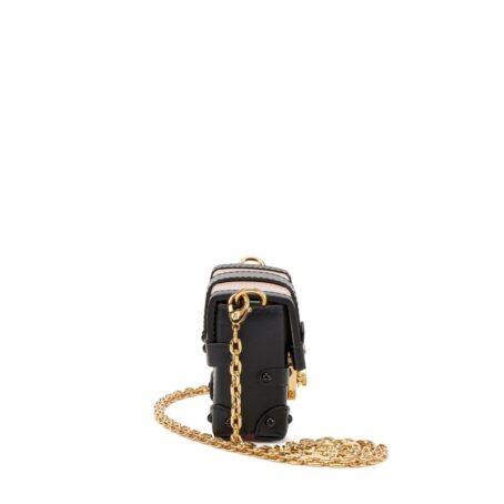 Rose Ballerine Epi and Black Calfskin Essential Trunk Gold Hardware, 2021-2022 - Image 3
